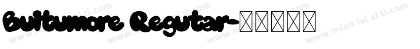 Buitumore Regutar字体转换